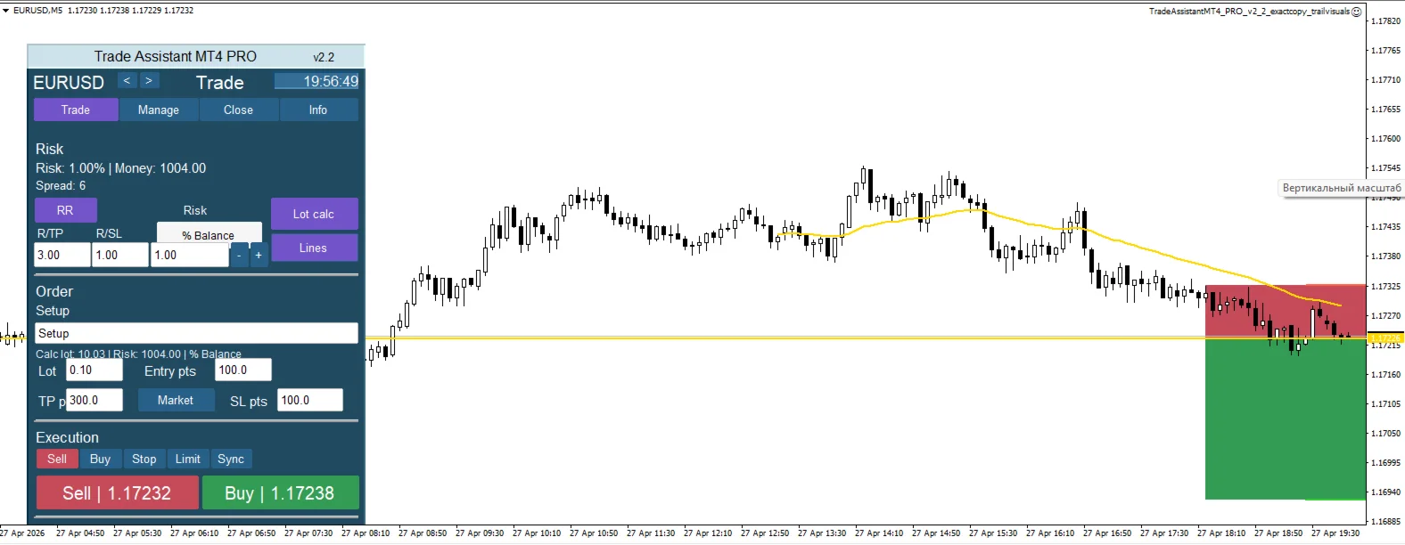 Trade Assistant PRO Panel screenshot 1